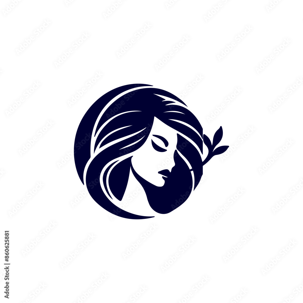 Creative Vector beautiful hairstyle woman silhouette Creative Vector beautiful hairstyle woman silhouette