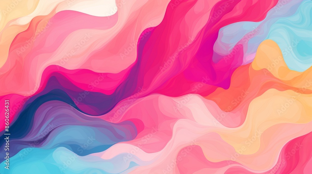 A mesmerizing image showcasing colorful abstract waves in a vibrant and flowing pattern, capturing the beauty of diverse hues blending seamlessly together. A mesmerizing image showcasing colorful abstract waves in a vibrant and flowing pattern, capturing the beauty of diverse hues blending seamlessly together.