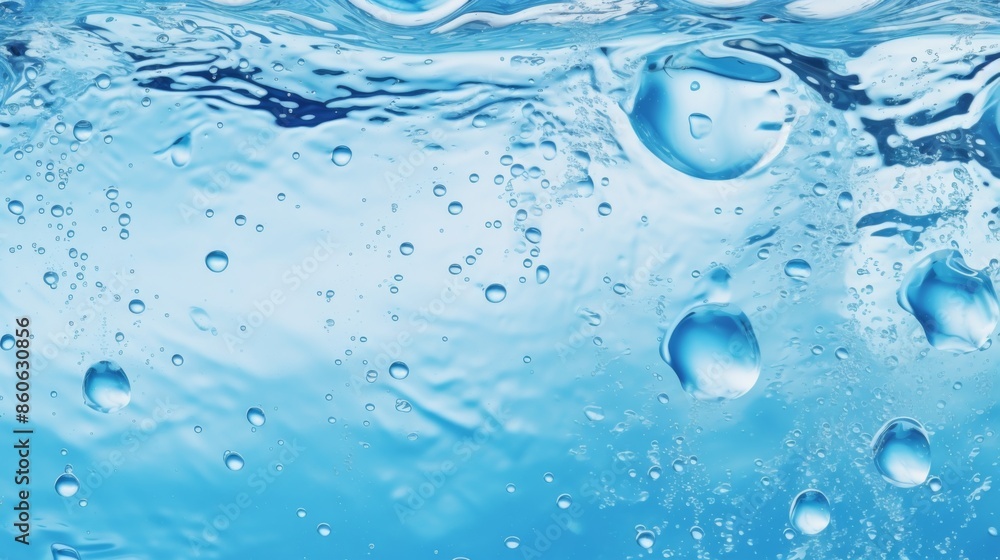 A close-up view showcasing the clarity and fluidity of water with various-sized air bubbles, capturing the essence of movement and freshness beneath the surface. A close-up view showcasing the clarity and fluidity of water with various-sized air bubbles, capturing the essence of movement and freshness beneath the surface.
