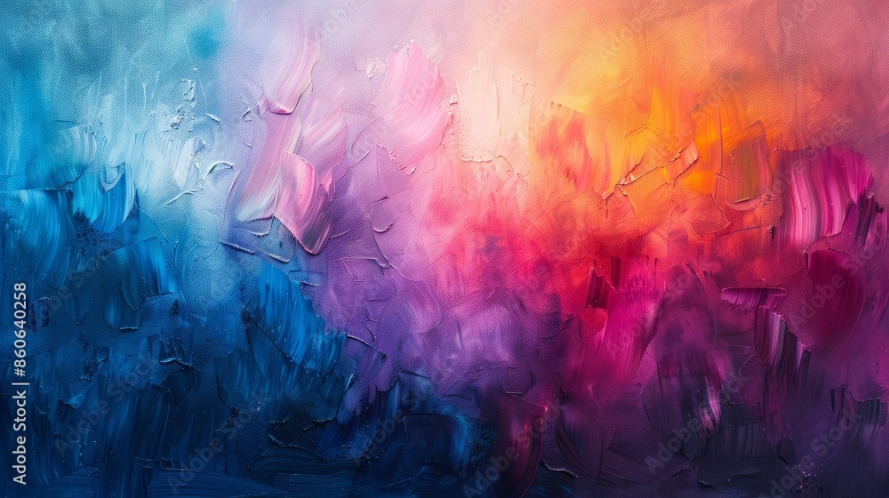 Fototapeta premium Abstract cold light painting