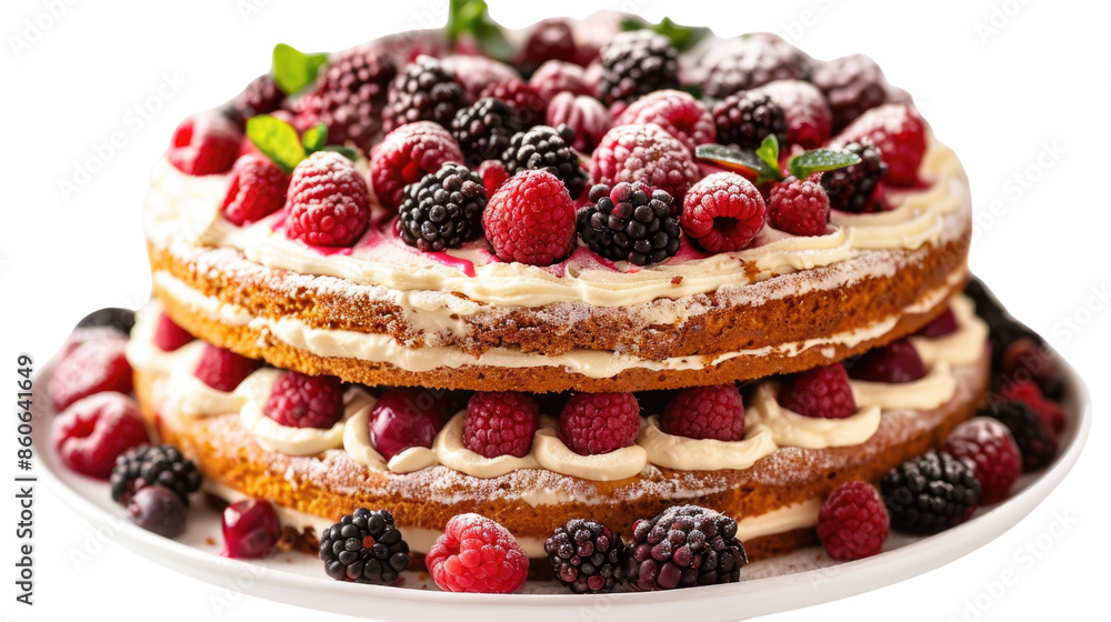 Cake on a transparent background Cake on a transparent background