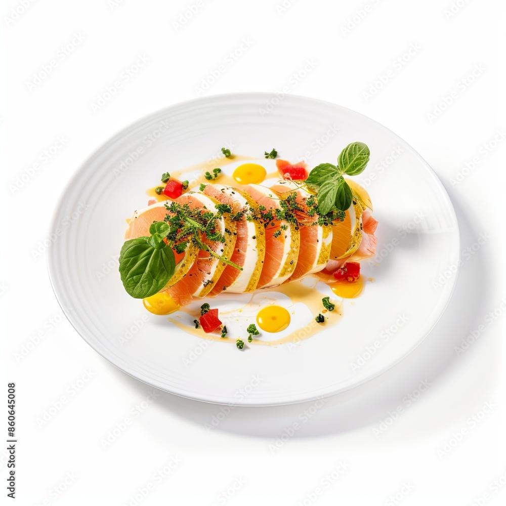 Famous food dish Isolated on a white background Famous food dish Isolated on a white background