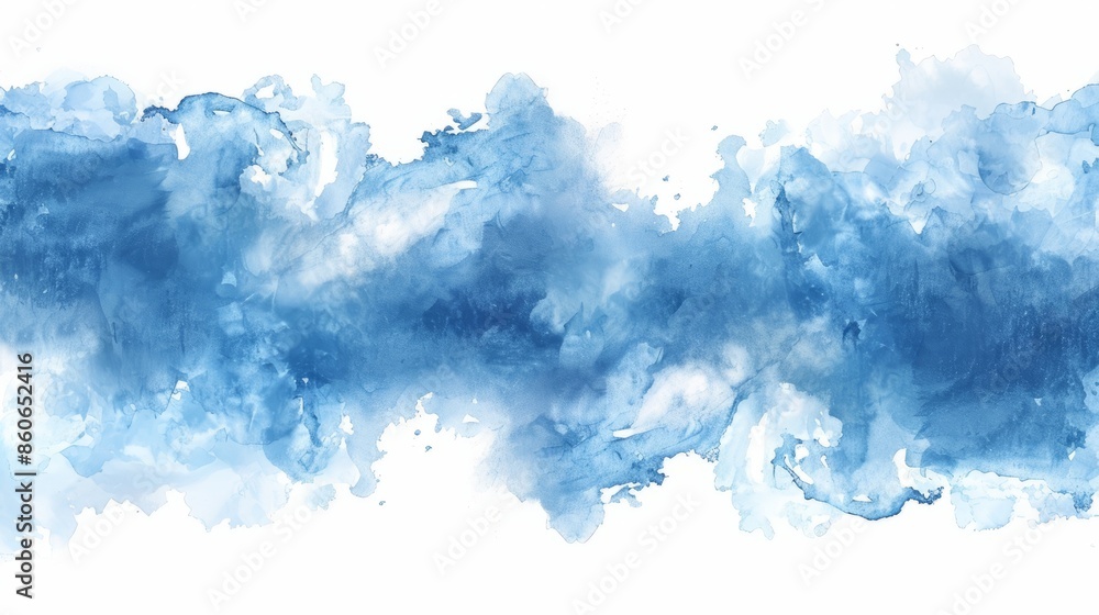 Blue watercolor background Blue watercolor background