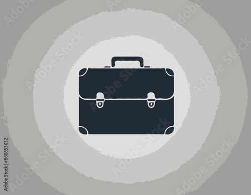 Case icon, vector illustration. Isolated object on a transparent background