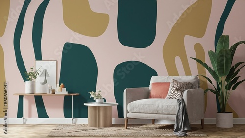 interior of a room with furniture
