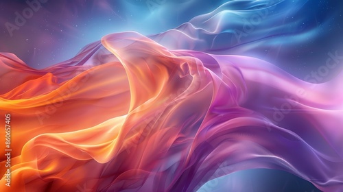 Abstract swirling fabric background
