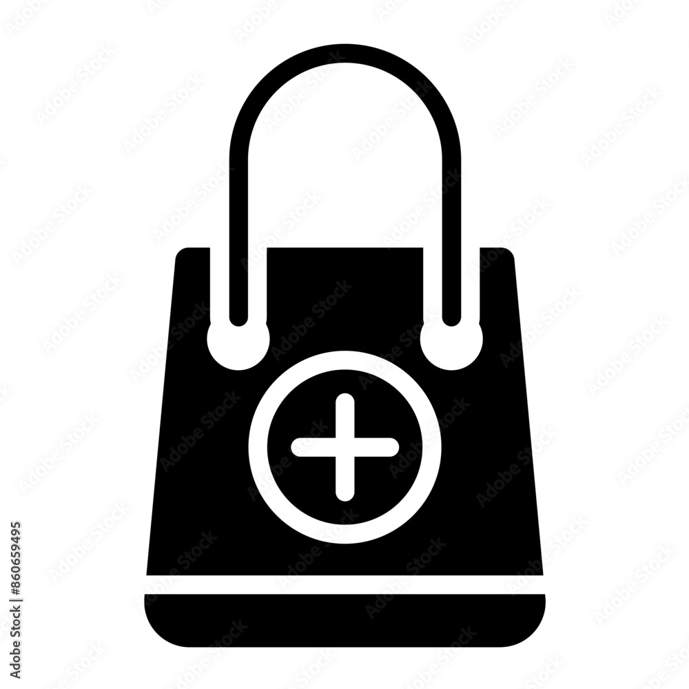 Vector Design Pharmacy Bag Icon Style Vector Design Pharmacy Bag Icon Style