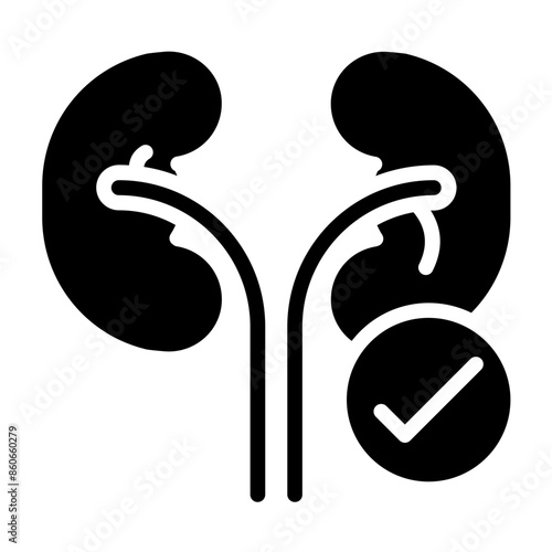 Vector Design Kidney Dialysis Icon Style