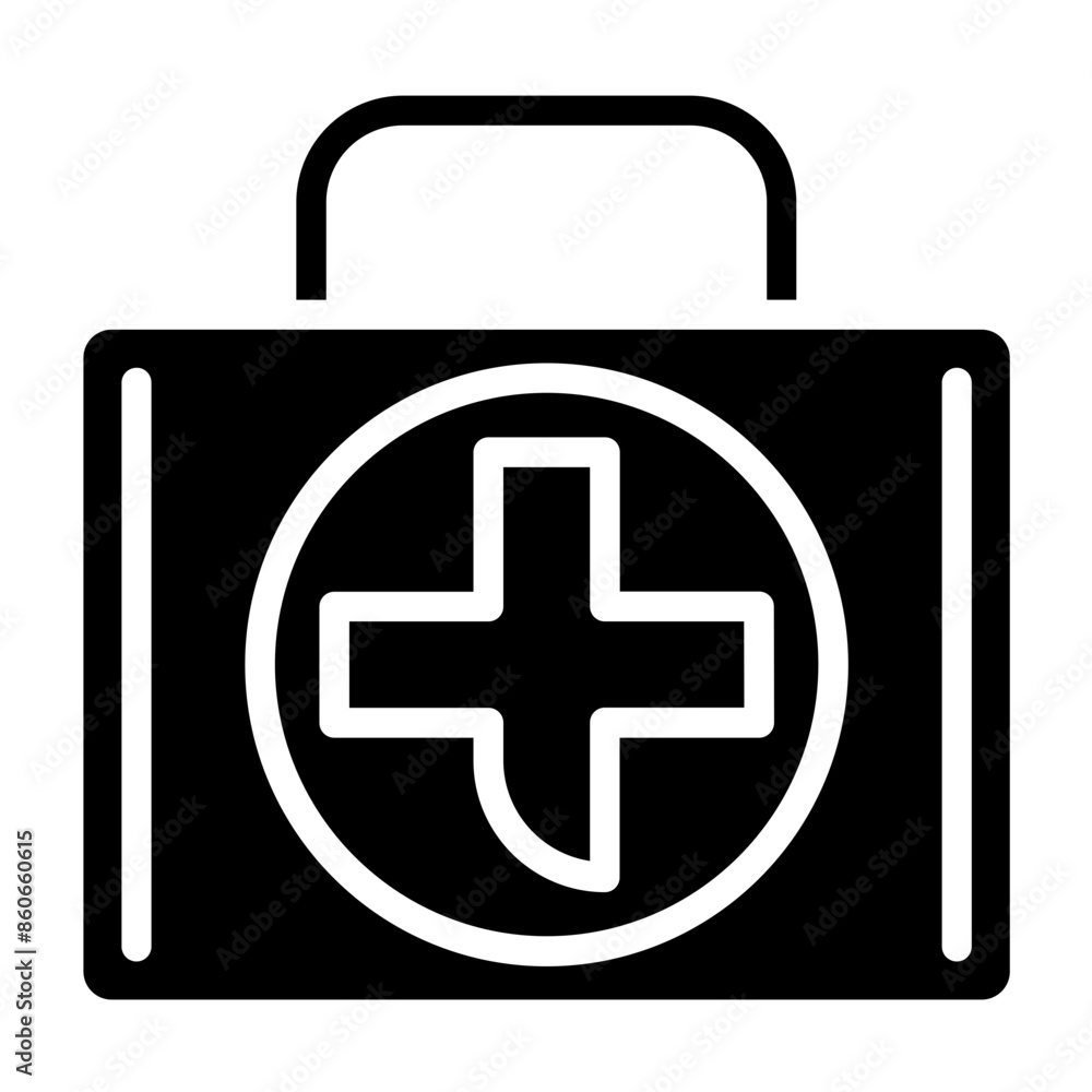 Vector Design Doctor's Bag Icon Style Vector Design Doctor's Bag Icon Style