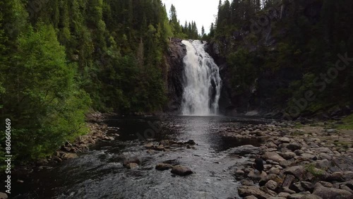 Storfossen Hommelvik outside Trondheim Norway photo