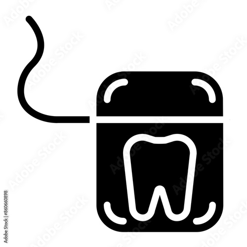 Vector Design Dental Floss Icon Style