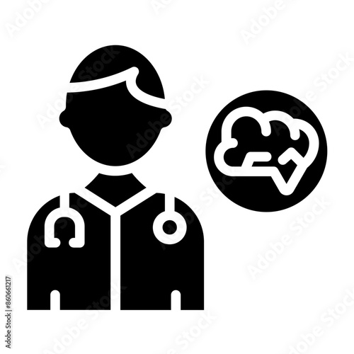 Vector Design Neurosurgeon Icon Style