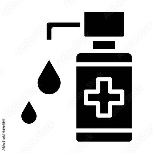 Vector Design Hand Sanitizing Station Icon Style