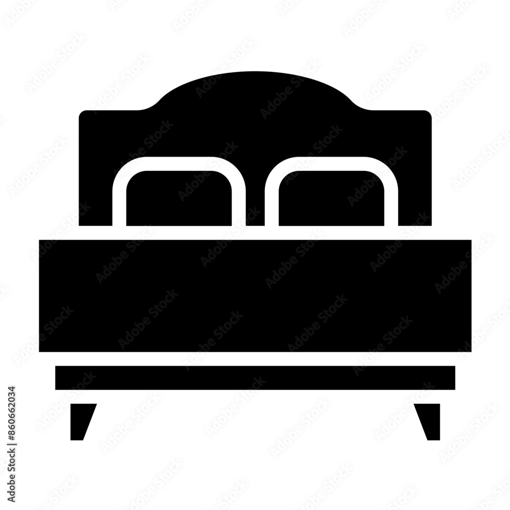 Vector Design Hospital Bed Linens Icon Style Vector Design Hospital Bed Linens Icon Style