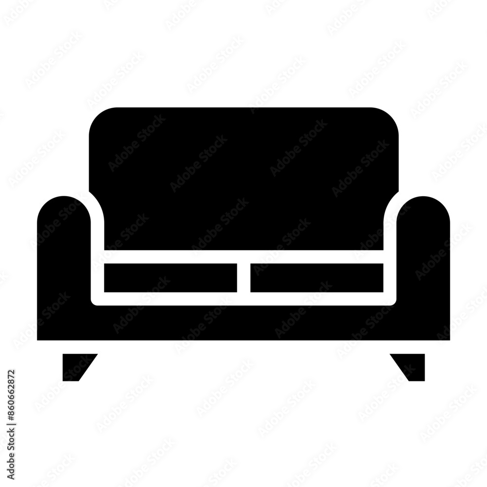 Vector Design Loveseat Icon Style Vector Design Loveseat Icon Style