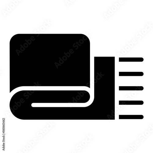 Vector Design Bedspread Icon Style