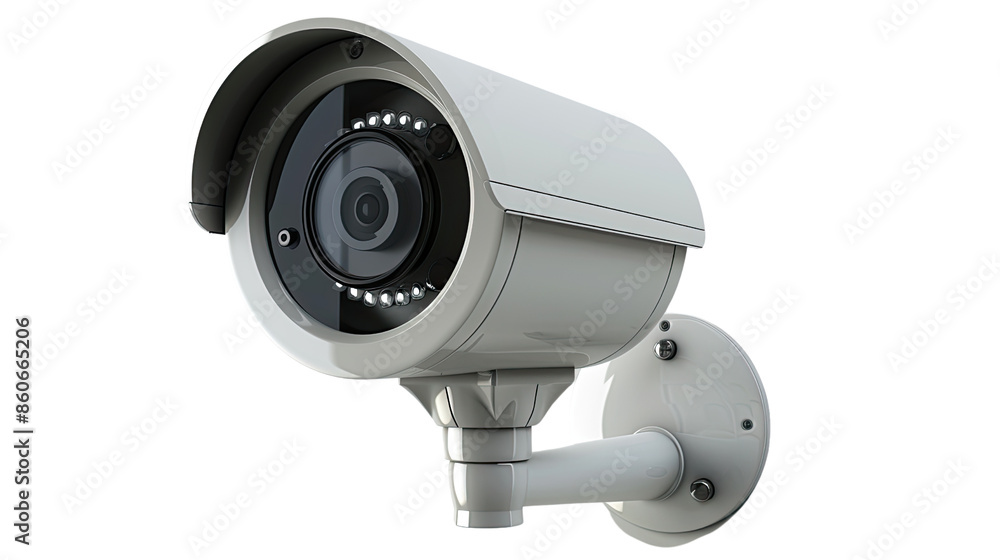 surveillance camera on a transparent background surveillance camera on a transparent background