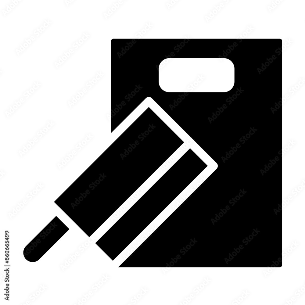 Vector Design Butcher Block Icon Style Vector Design Butcher Block Icon Style