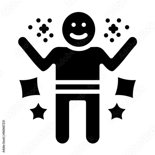 Vector Design Jubilant Icon Style