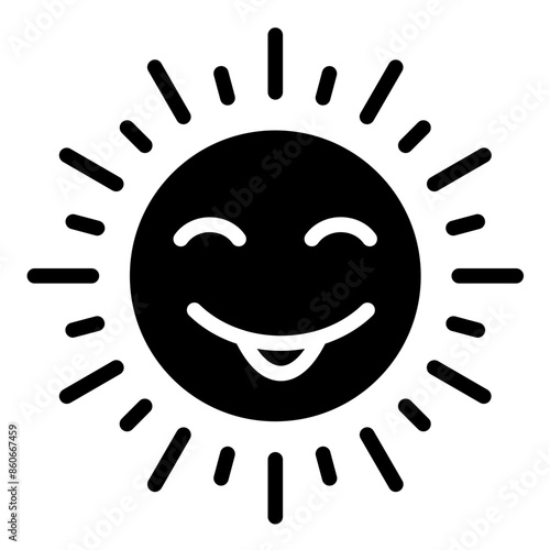 Vector Design Sunny Icon Style