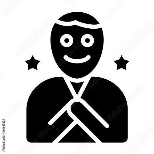 Vector Design Blissful Icon Style
