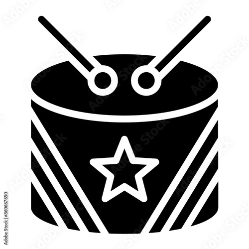 Vector Design Drumroll Icon Style