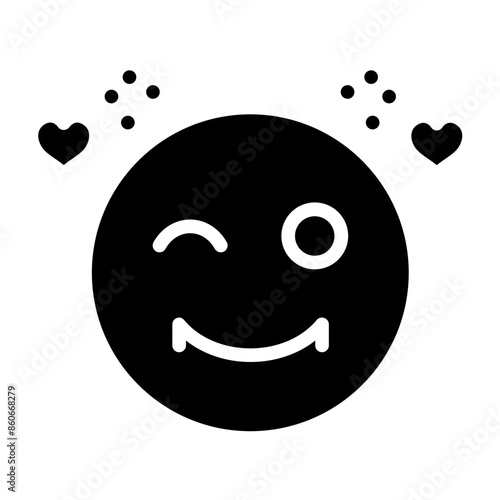 Vector Design Overjoyed Icon Style
