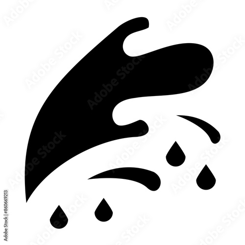 Vector Design Splash Icon Style