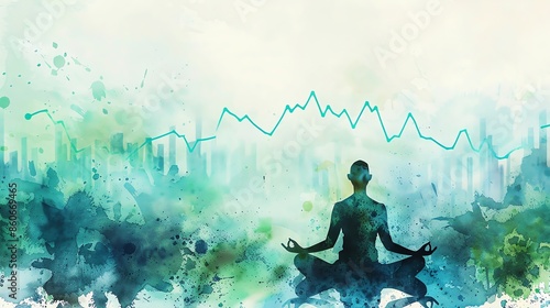 Finding inner peace amidst the chaos.