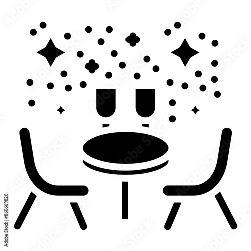 Vector Design Sparkling Soiree Icon Style