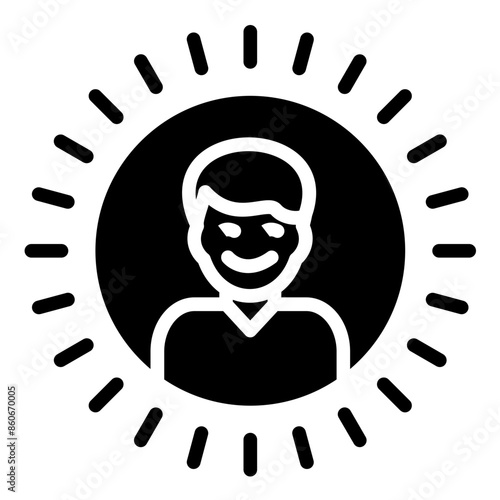 Vector Design Radiant Rapture Icon Style
