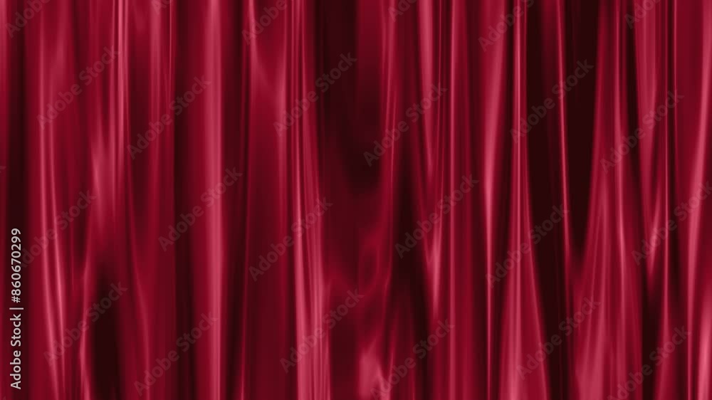 4k animated background simulating swaying curtains