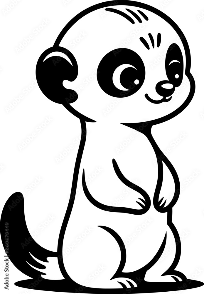 Obraz premium Cute Meerkat