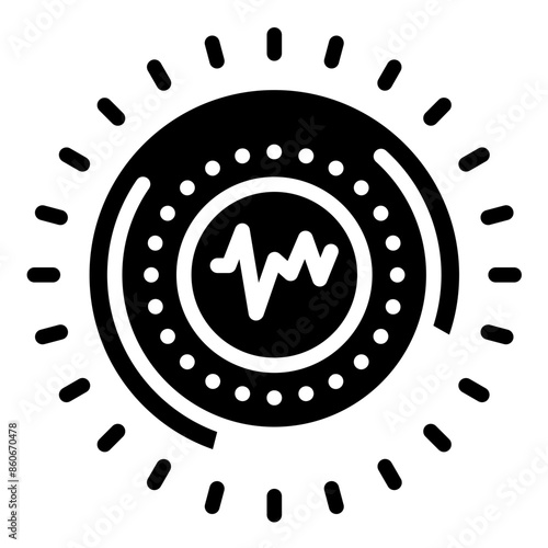 Vector Design Radiant Rhythm Icon Style