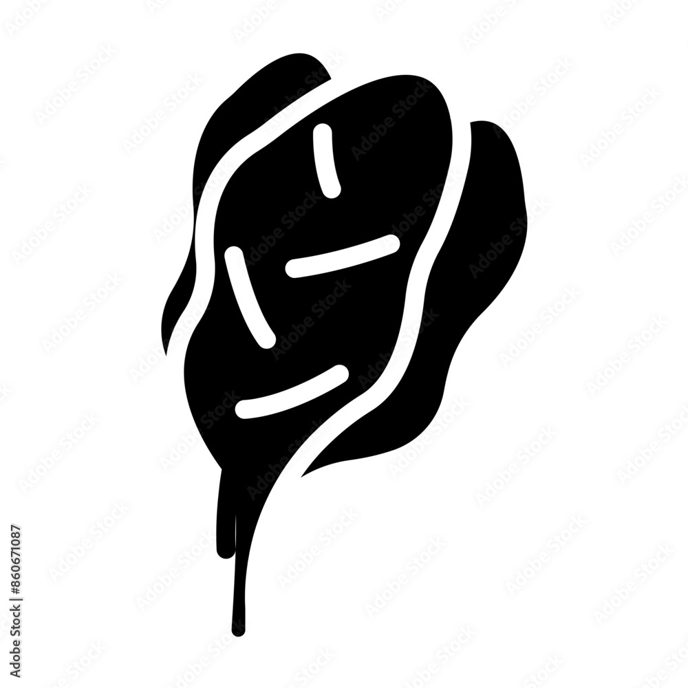 Vector Design Spinach Icon Style Vector Design Spinach Icon Style