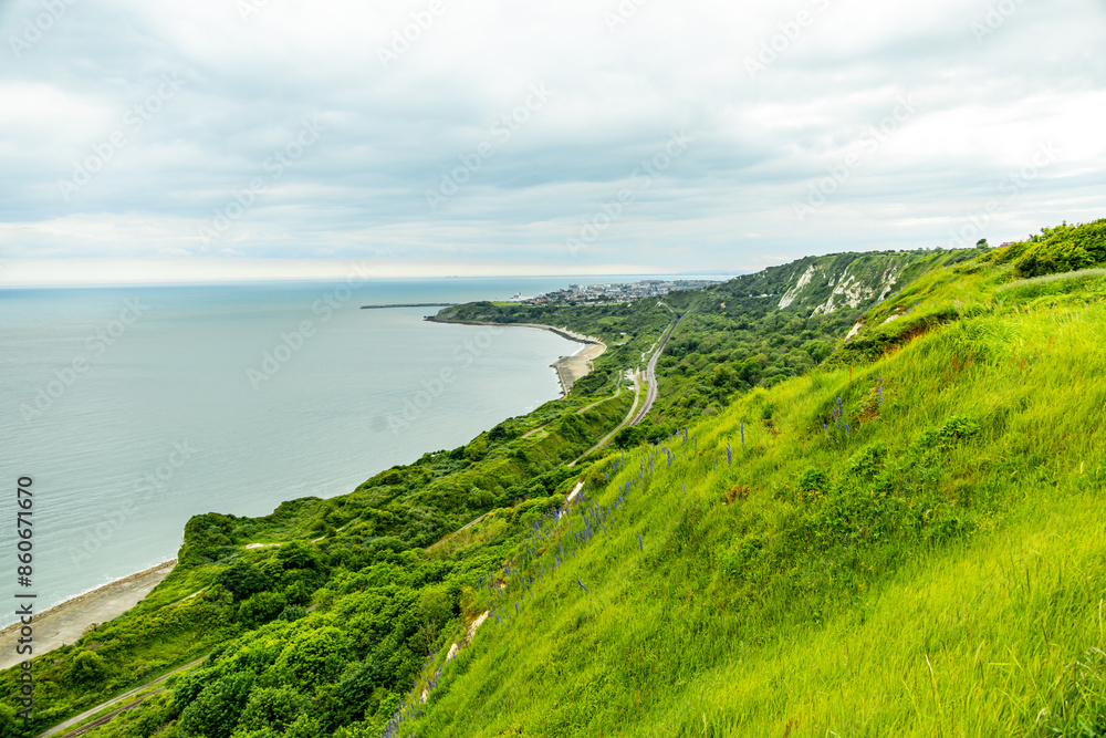Willkommen England - Willkommen du bezaubernde Landschaft in der Nähe von Folkstone - Kent - Vereinigtes Königreich Willkommen England - Willkommen du bezaubernde Landschaft in der Nähe von Folkstone - Kent - Vereinigtes Königreich
