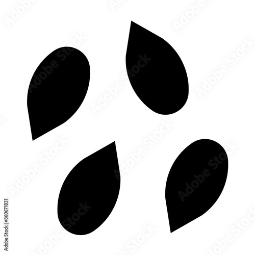 Vector Design Sesame Oil Icon Style