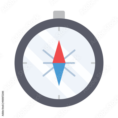  A navigational instrument that shows directions relative to the Earth's magnetic poles.