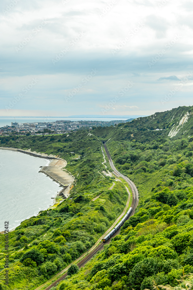 Willkommen England - Willkommen du bezaubernde Landschaft in der Nähe von Folkstone - Kent - Vereinigtes Königreich Willkommen England - Willkommen du bezaubernde Landschaft in der Nähe von Folkstone - Kent - Vereinigtes Königreich