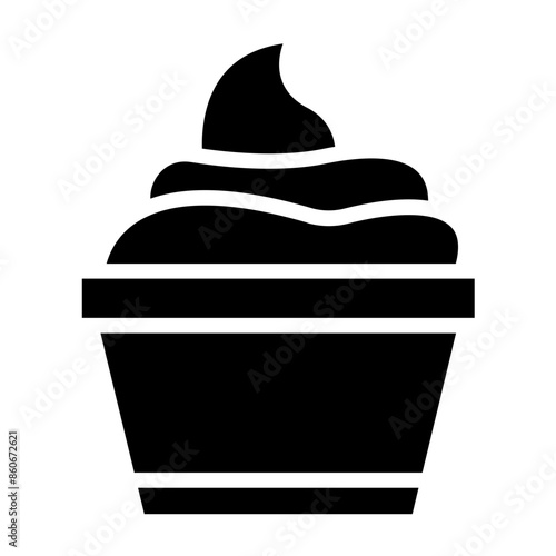 Vector Design Sour Cream Icon Style