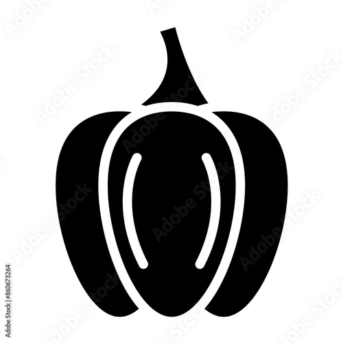 Vector Design Paprika Pleasure Icon Style