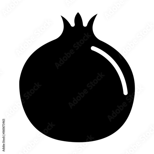 Vector Design Pomegranate Pleasure Icon Style