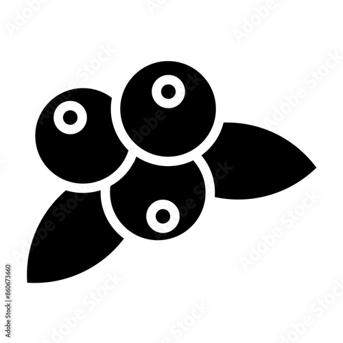Vector Design Blueberry Boulevard Icon Style