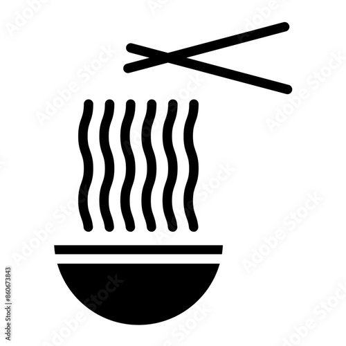 Vector Design Noodle Nest Icon Style