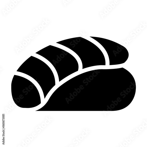 Vector Design Sushi Swirl Icon Style