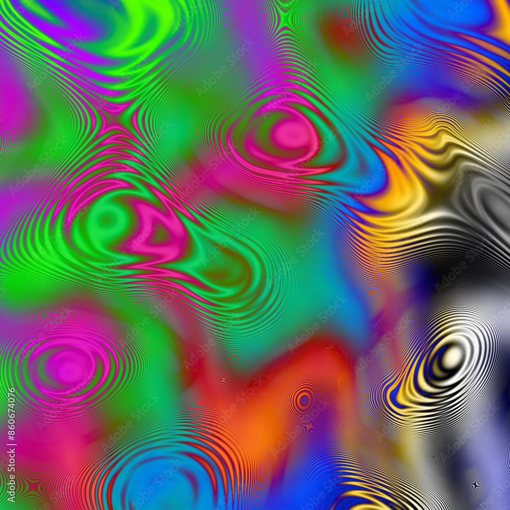 Abstract colorful wavy groovy psychedelic background Abstract colorful wavy groovy psychedelic background