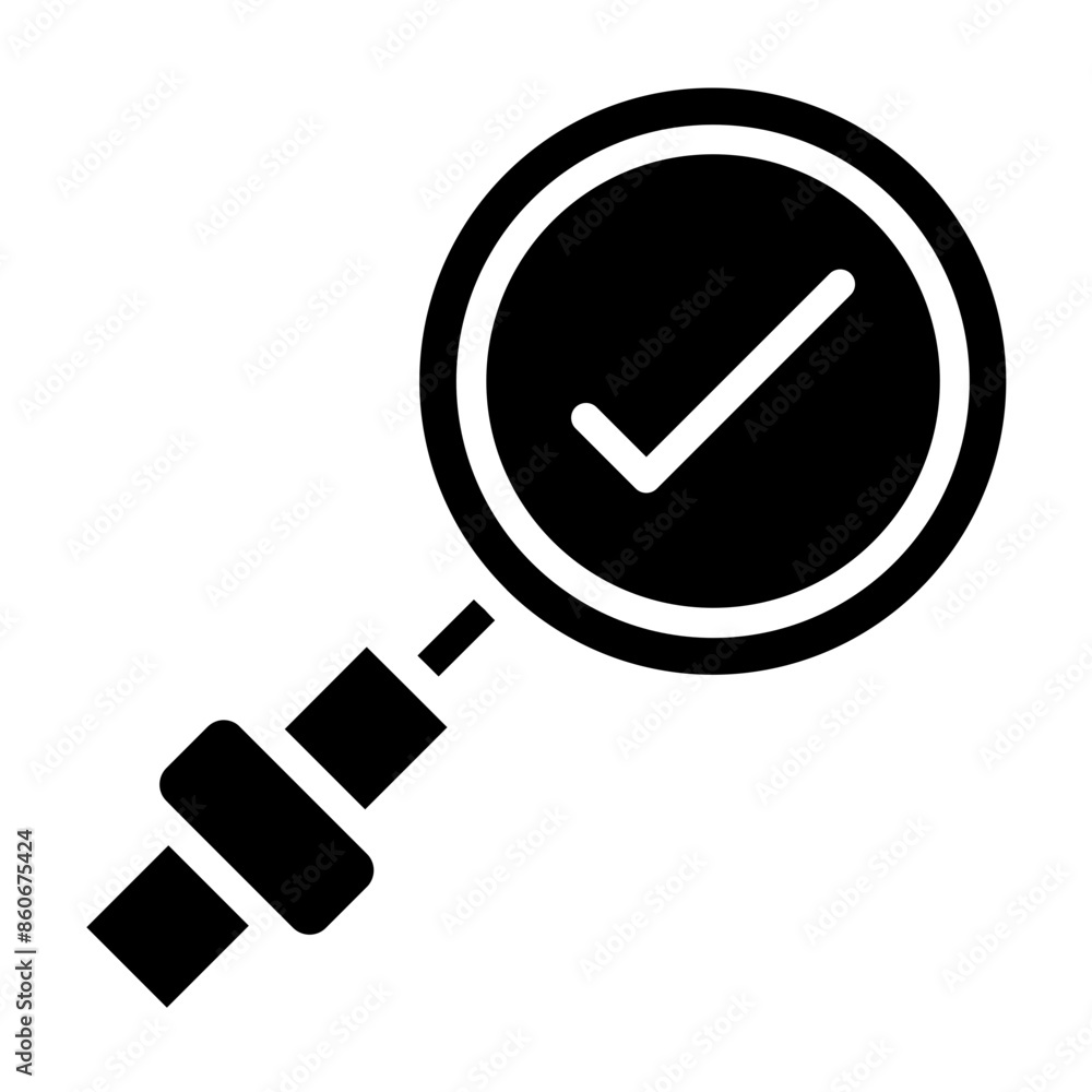 Vector Design Inspection Icon Style Vector Design Inspection Icon Style