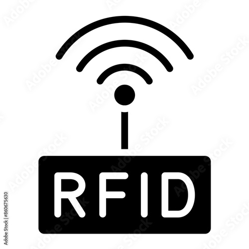 Vector Design RFID Icon Style