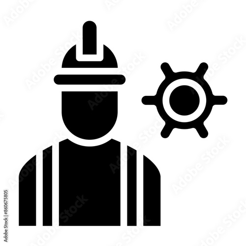 Vector Design Engineer Icon Style