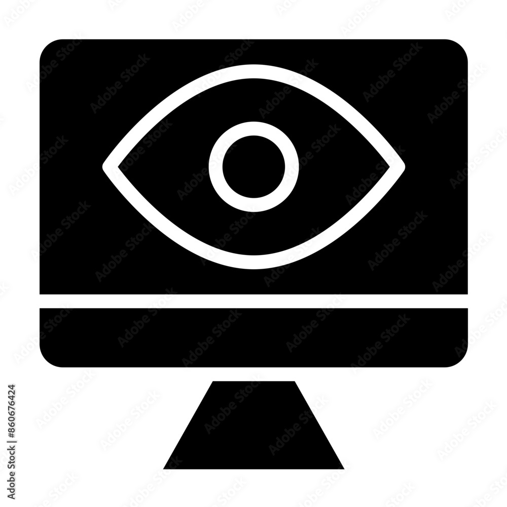 Vector Design Remote Monitoring Icon Style Vector Design Remote Monitoring Icon Style